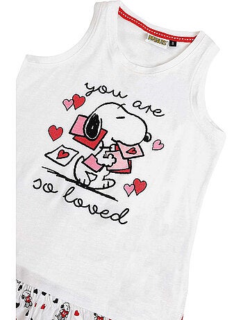 Pyjamashort tanktop peanuts in my heart
