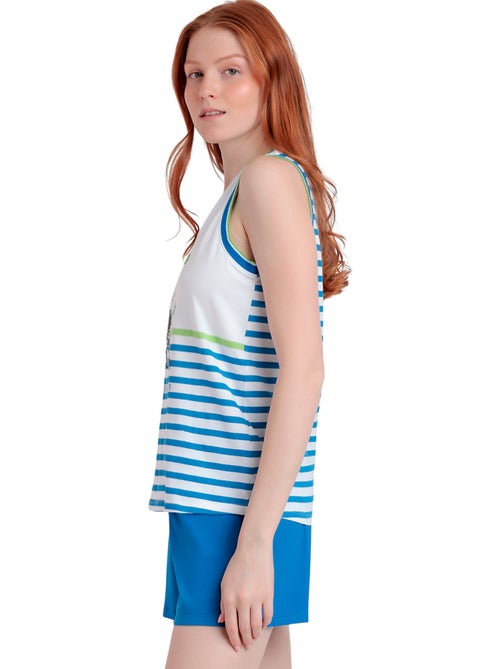 Pyjamashort tanktop peanuts tennis club - Kiabi Pyjamashort tanktop peanuts tennis club - Kiabi