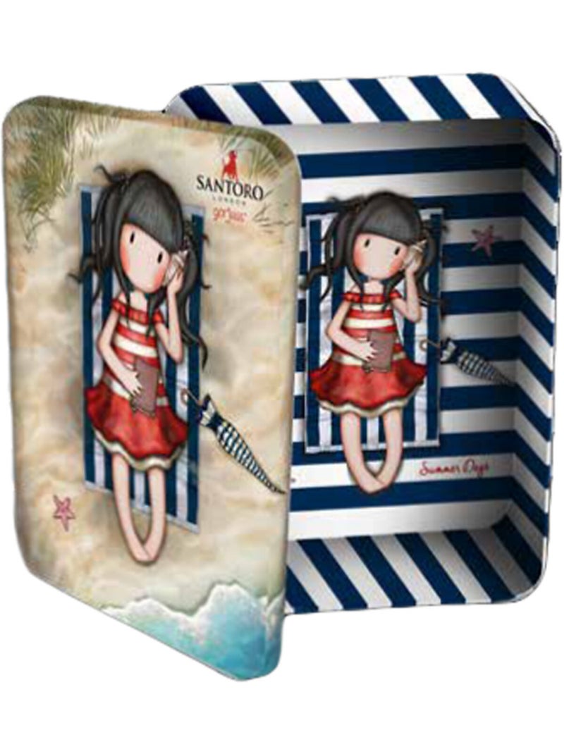 Pyjamashort tanktop summer days santoro navy Marineblauw - Kiabi