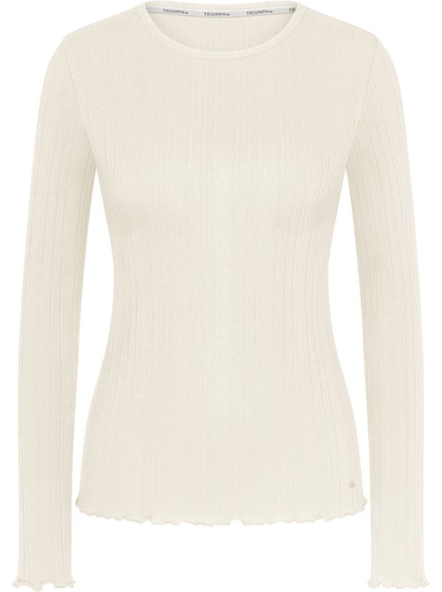 Pyjamatop met lange mouwen versatile rib - Kiabi Pyjamatop met lange mouwen versatile rib - Kiabi