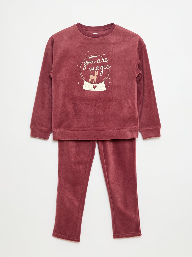 Pyjamatop met motiefje Rose - Kiabi