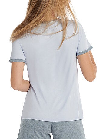 Pyjamatop met slipe mouwen laura