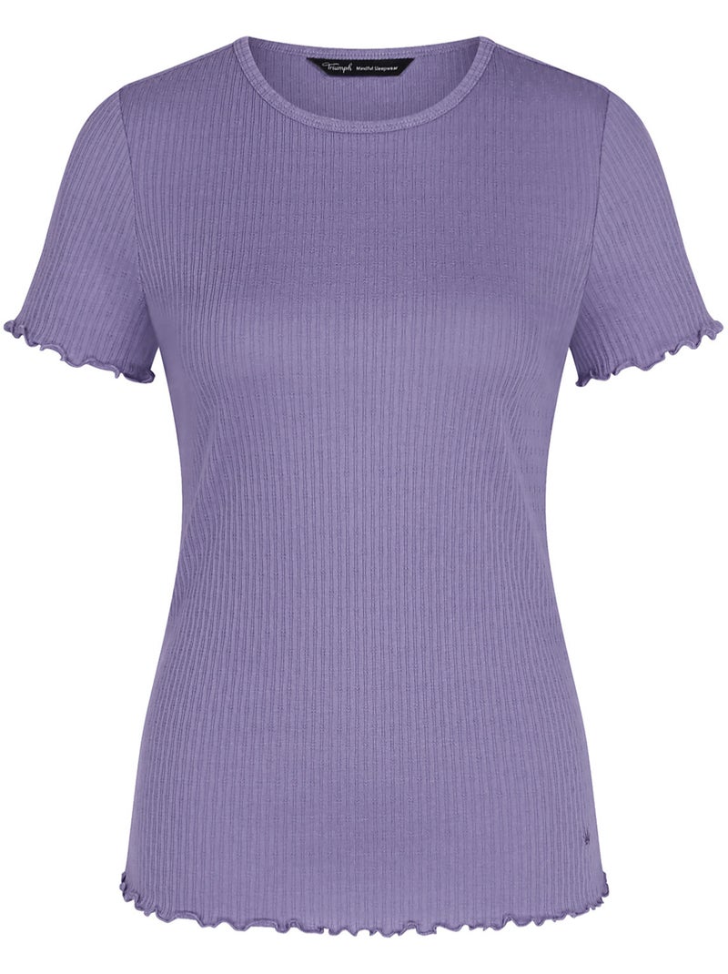 Pyjamatop met slipe mouwen mix match Paars - Kiabi