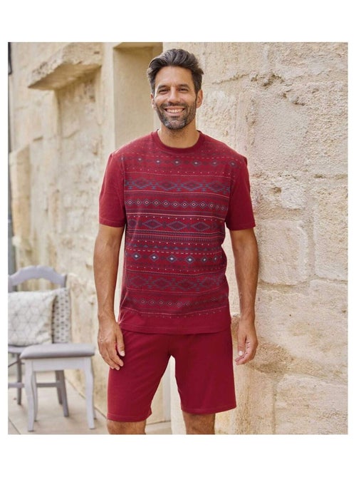Pyjashort à Micro-Motifs - ATLAS FOR MEN - Kiabi Pyjashort à Micro-Motifs - ATLAS FOR MEN - Kiabi