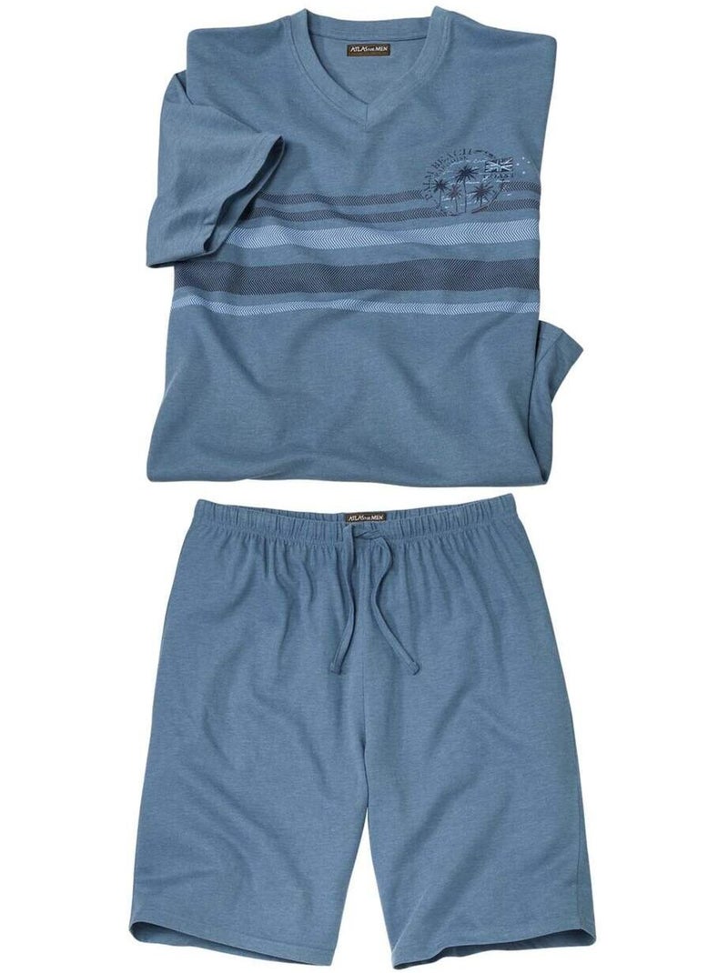 Pyjashort summer comfort - atlas for men Blauw - Kiabi