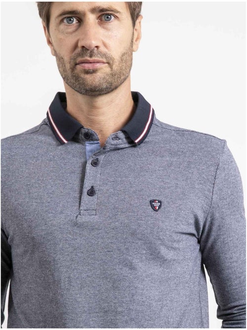 Python poloshirt met lange mouwen van puur katoen - Kiabi