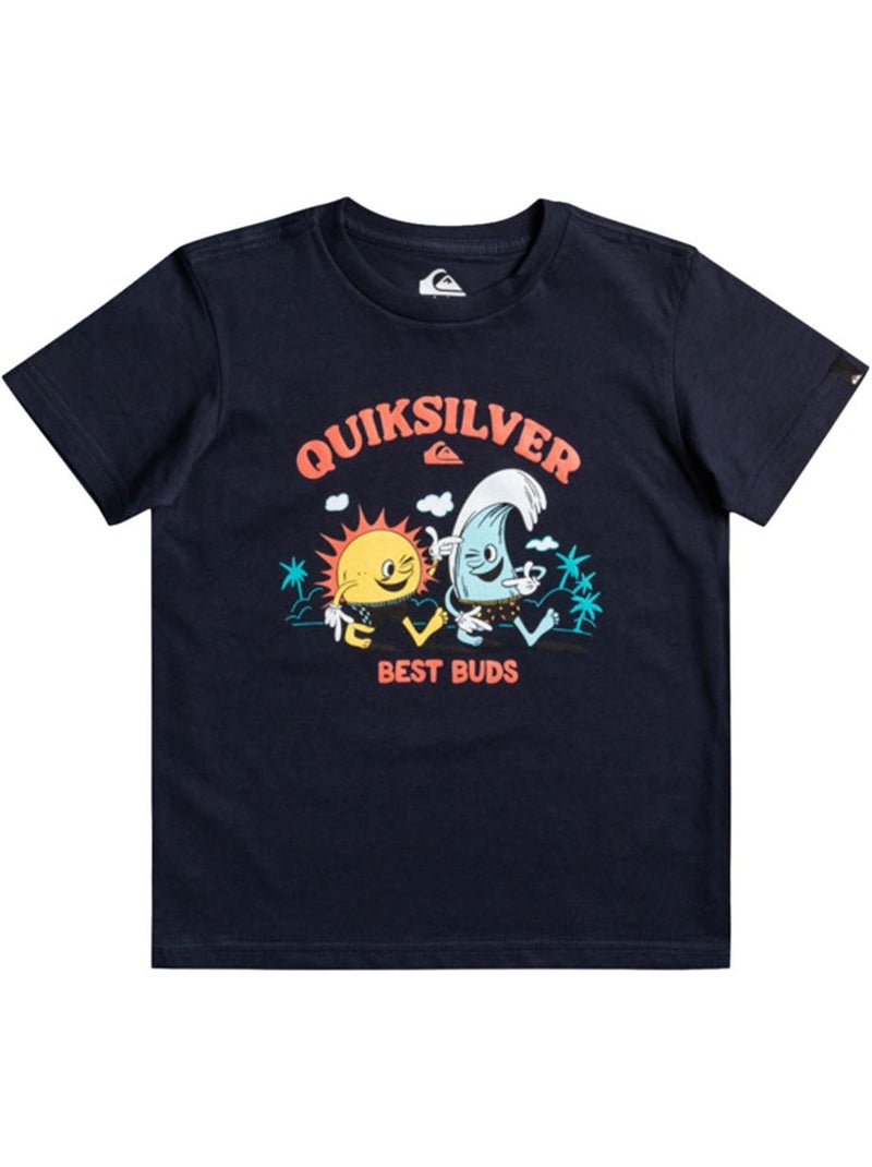 Quiksilver Bestbuds T-shirt voor jongens, marineblauw Marineblauw - Kiabi