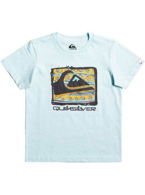 Quiksilver Boxedlogo Jongens T-shirt Turquoise - Kiabi