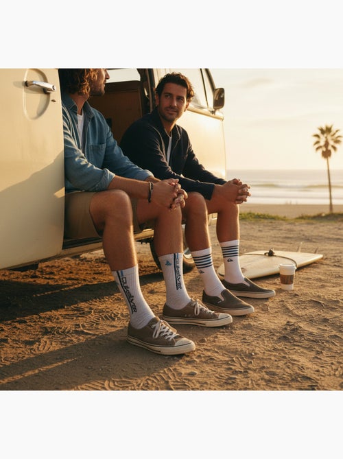 Quiksilver Heren Sokken Set - 6 Paar Regular Crew - Kiabi