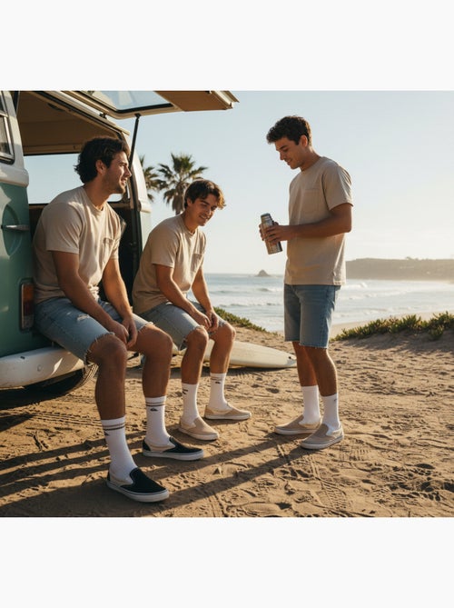 Quiksilver Heren Sokken Set - 6 Paar Regular Crew - Kiabi