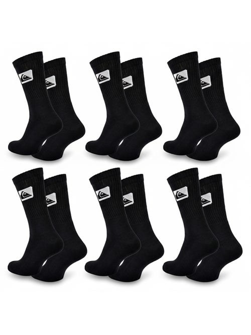 Quiksilver Heren Sokken Set van 6 Crew Sport Cushioned - Kiabi