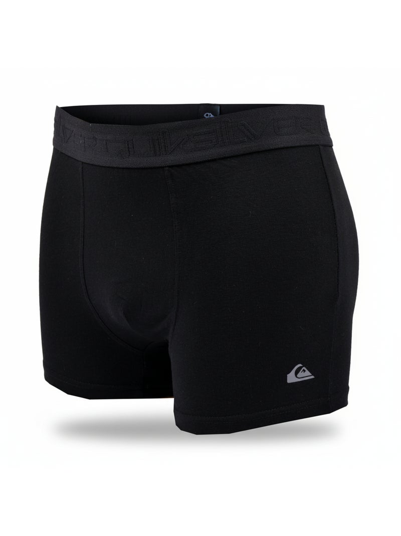 Quiksilver Herenboxershorts Set Katoen Stretch - Set van 2 Zwart Beige - Kiabi