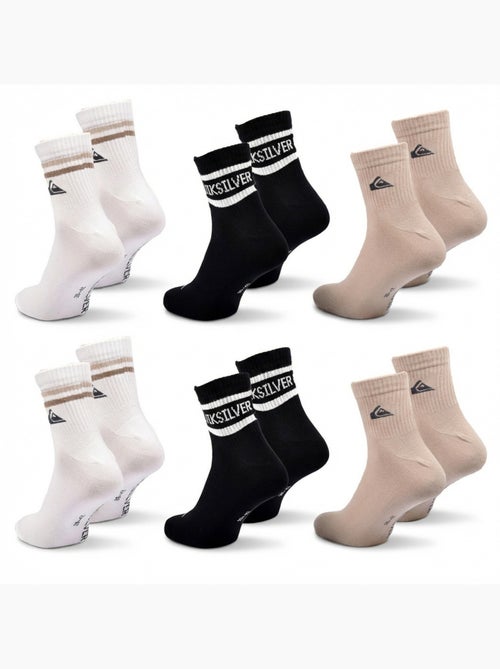 Quiksilver Herenokken Quarter Set 6 Paar Sport - Kiabi