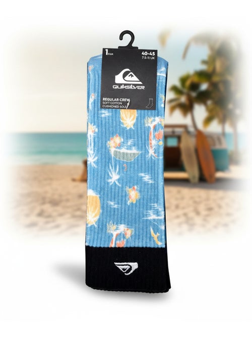 Quiksilver herensokkeneerset crew long lifestyle 2 paar - Kiabi