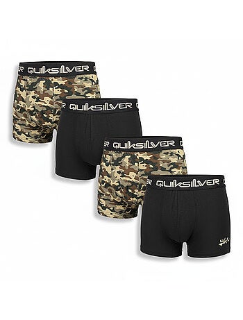 Quiksilver licence officielle boxers homme pack de 4 coffret cadeau