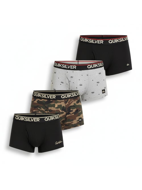 Quiksilver officiële licentie boxershorts heren set van 4 geschenkdoos - Kiabi