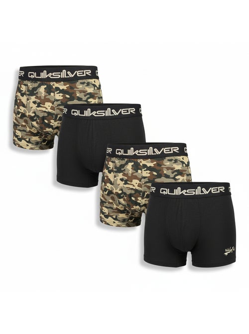Quiksilver officiële licentie boxershorts heren set van 4 geschenkdoos - Kiabi