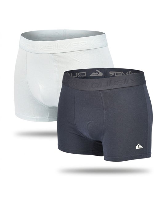 Quiksilver – Pack 2 Boxers Homme Confort Coton Stretch - Kiabi