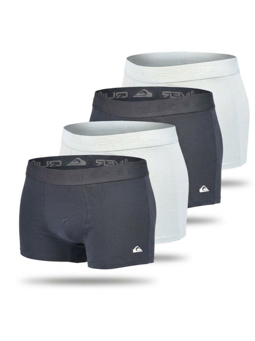 Quiksilver – Pack 4 Boxers Homme Confort Coton Stretch - Kiabi