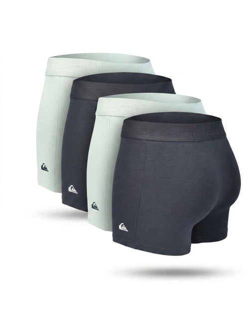 Quiksilver – Pack 4 Boxers Homme Confort Coton Stretch - Kiabi