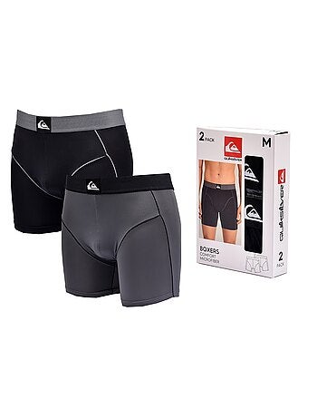 Quiksilver Pack de 2 Boxers Homme Microfibre Sport