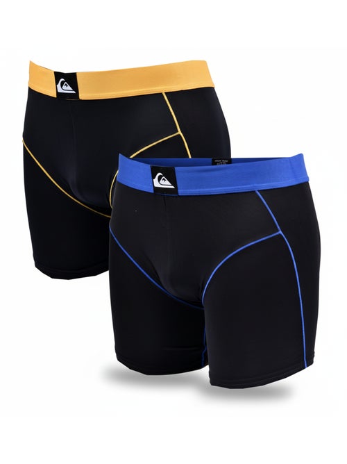 Quiksilver Pack de 2 Boxers Homme Microfibre Sport - Kiabi Quiksilver Pack de 2 Boxers Homme Microfibre Sport - Kiabi