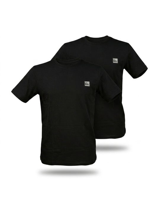 Quiksilver Pack de 2 T Shirts Homme 100% Coton Col Rond ou Col V - Kiabi Quiksilver Pack de 2 T Shirts Homme 100% Coton Col Rond ou Col V - Kiabi
