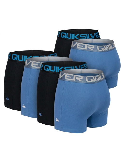 Quiksilver pack de 6 boxers homme coton stretch logo - Kiabi
