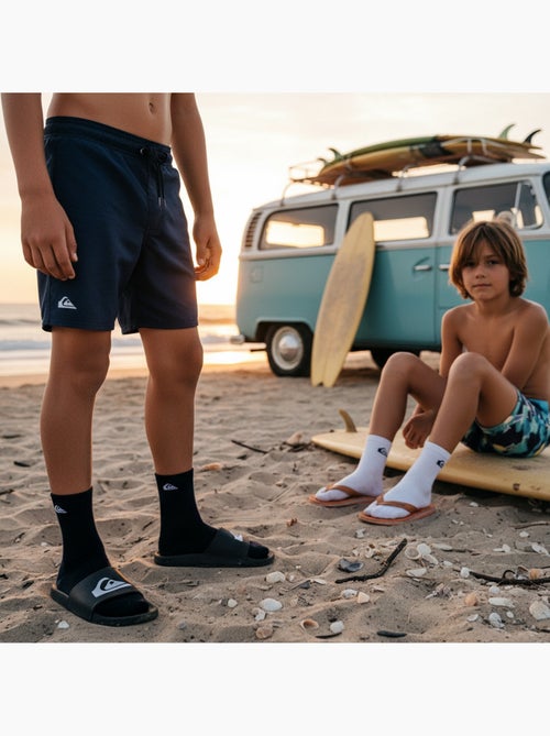 Quiksilver Pack de Chaussettes Enfant QUARTER  Lot 6 Paires Sport - Kiabi