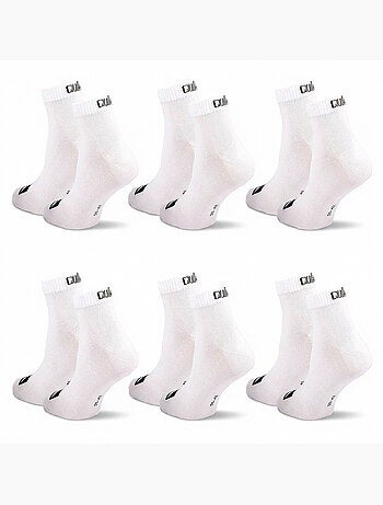 Quiksilver Pack de Chaussettes Enfant QUARTER Lot 6 Paires Sport