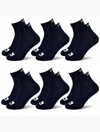 Quiksilver Pack de Chaussettes Enfant QUARTER Lot 6 Paires Sport