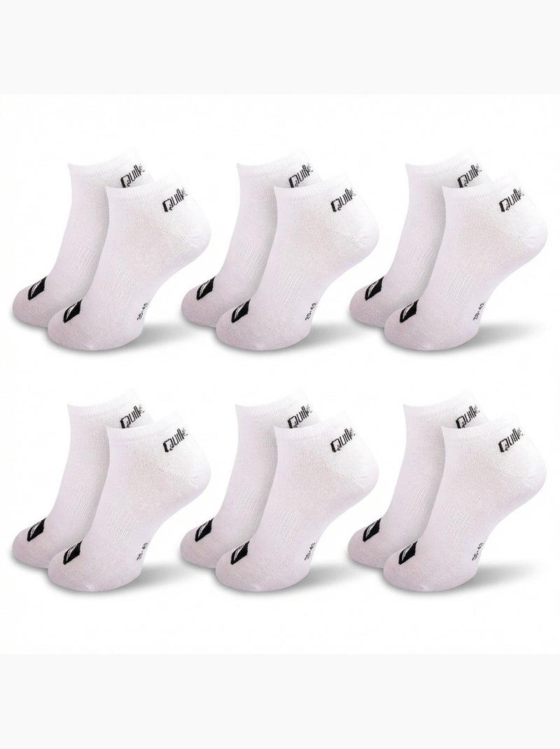 Quiksilver pack de chaussettes enfant sneaker lot 6 paires sport Blanc - Kiabi