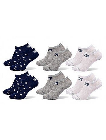 Quiksilver pack de chaussettes enfant sneaker lot 6 paires sport