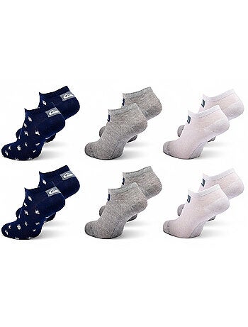Quiksilver pack de chaussettes enfant sneaker lot 6 paires sport