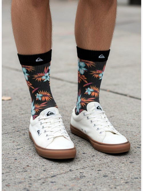 Quiksilver pack de chaussettes homme crew long lifestyle pack de 4 paires - Kiabi Quiksilver pack de chaussettes homme crew long lifestyle pack de 4 paires - Kiabi