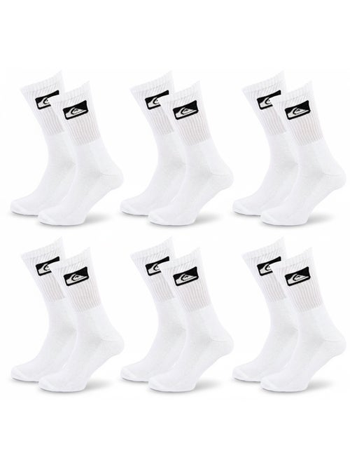 Quiksilver Pack de Chaussettes Homme Crew Lot 6 Paires Sport Cushioned - Kiabi Quiksilver Pack de Chaussettes Homme Crew Lot 6 Paires Sport Cushioned - Kiabi