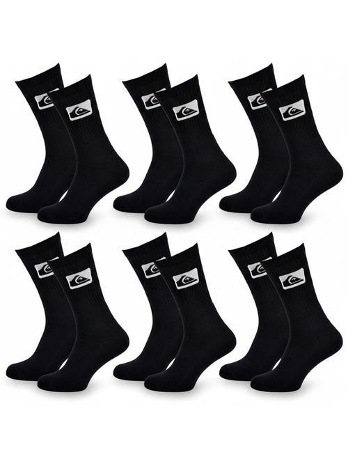 Quiksilver Pack de Chaussettes Homme Crew Lot 6 Paires Sport Cushioned - Kiabi Quiksilver Pack de Chaussettes Homme Crew Lot 6 Paires Sport Cushioned - Kiabi
