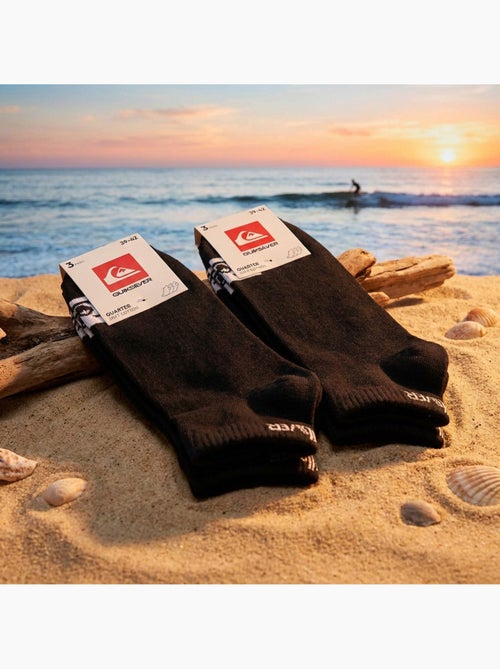 Quiksilver Pack de Chaussettes Homme QUARTER Lot 6 Paires Sport - Kiabi Quiksilver Pack de Chaussettes Homme QUARTER Lot 6 Paires Sport - Kiabi