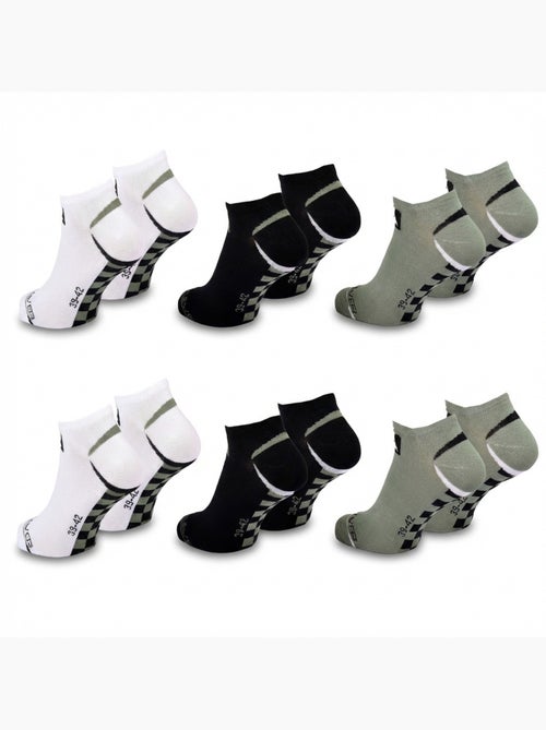 Quiksilver pack de chaussettes homme sneaker lot 6 paires sport - Kiabi