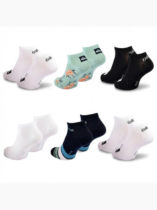 Quiksilver pack de chaussettes homme sneaker lot 6 paires sport - Kiabi Quiksilver pack de chaussettes homme sneaker lot 6 paires sport - Kiabi