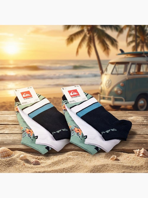 Quiksilver pack de chaussettes homme sneaker lot 6 paires sport - Kiabi Quiksilver pack de chaussettes homme sneaker lot 6 paires sport - Kiabi