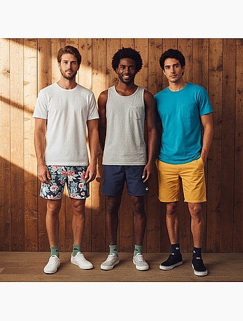 Quiksilver pack de chaussettes homme sneaker lot 6 paires sport