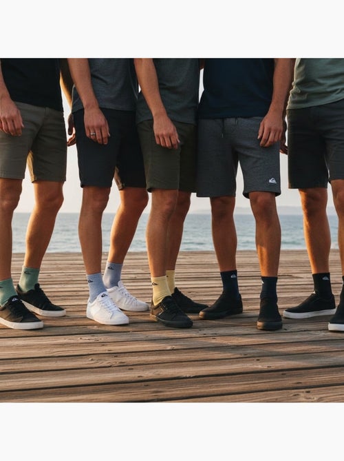 Quiksilver pack de chaussettes homme sneaker lot 6 paires sport - Kiabi Quiksilver pack de chaussettes homme sneaker lot 6 paires sport - Kiabi