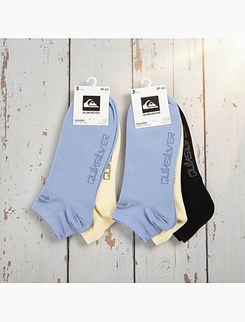 Quiksilver pack de chaussettes homme sneaker lot 6 paires sport