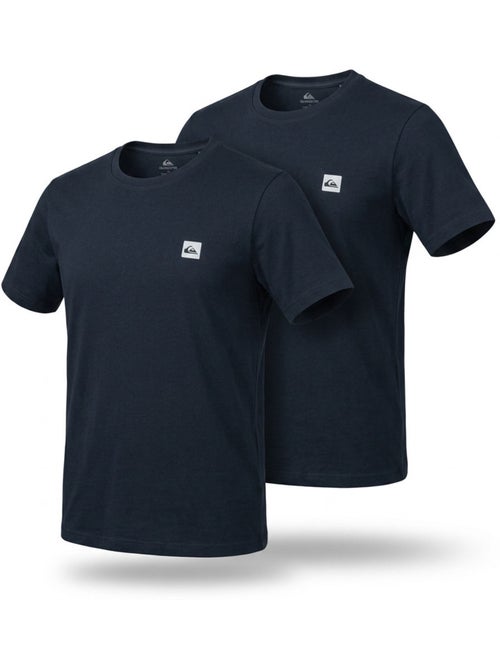 Quiksilver Set van 2 heren T-shirts 100% katoen, ronde hals of V-hals - Kiabi Quiksilver Set van 2 heren T-shirts 100% katoen, ronde hals of V-hals - Kiabi