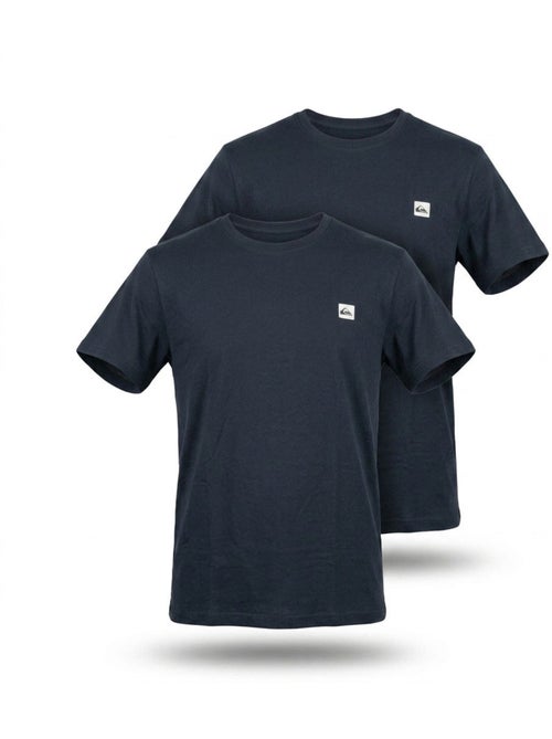 Quiksilver Set van 2 heren T-shirts 100% katoen, ronde hals of V-hals - Kiabi Quiksilver Set van 2 heren T-shirts 100% katoen, ronde hals of V-hals - Kiabi