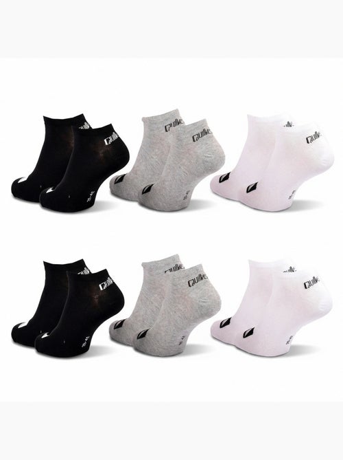 Quiksilver set van 6 paar herensokken sneaker sport - Kiabi
