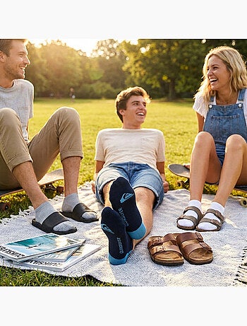 Quiksilver set van 6 paar herensokken sneaker sport