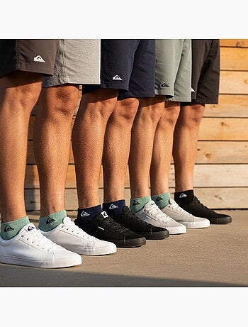 Quiksilver set van 6 paar herensokken sneaker sport