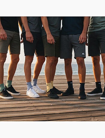 Quiksilver set van 6 paar herensokken sneaker sport